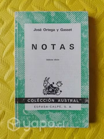 Notas - José Ortega y Gasset