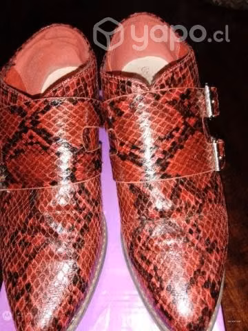 Botines Azaleia 37 3 posturas Rojos