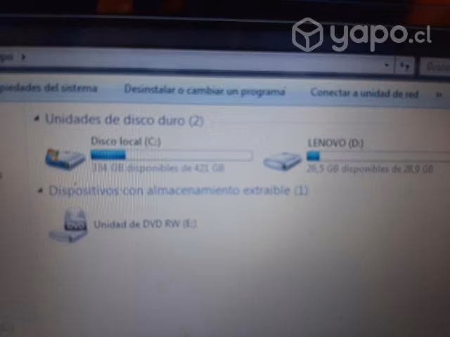 Lenovo I5 2 generación 8 ram - Imagen 3