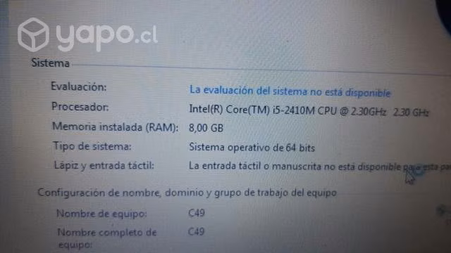Lenovo I5 2 generación 8 ram - Imagen 4