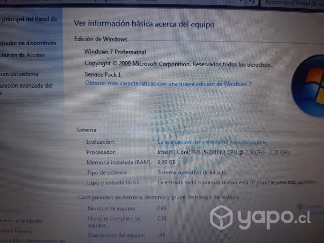 Lenovo I5 2 generación 8 ram - Imagen 5