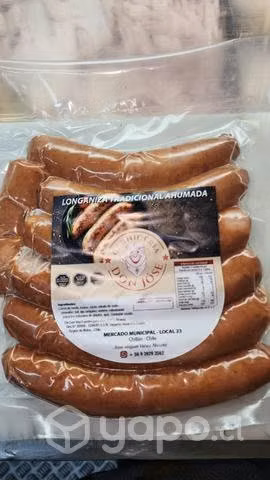 Longanizas y costillar ahumado de Chillán