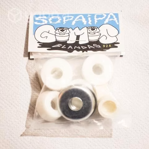 Juego Gomas y Arandelas Sopaipa Skateboard 92a