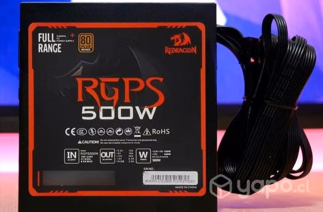 Fuente De Poder Redragon Gamer 500w 80 Plus Bronze - Imagen 6