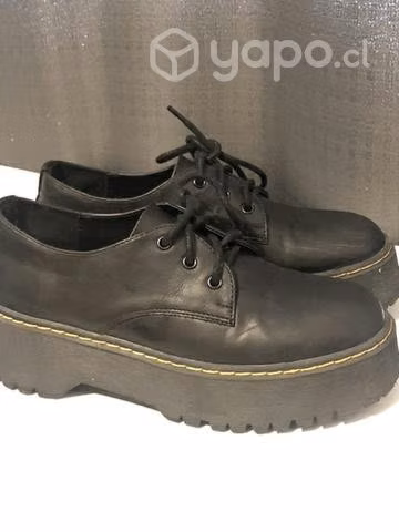 Zapatos sybilla negros mocasin casual 37