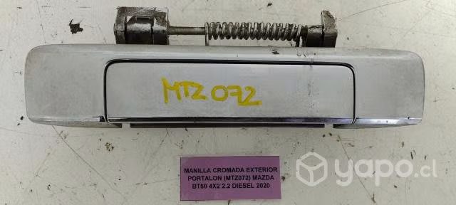 Manilla Cromada Exterior Portalón (MTZ072) Mazda