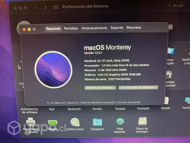 Macbook air 2015