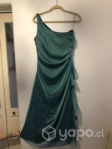 Vestido de fiesta verde Privilege