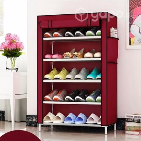 Zapatero Organizador Hogar Tela 5 Niveles Red Wine