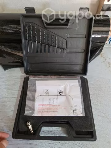 Taladro Neumático Con Maleta + 16 Piezas, Marca Fl