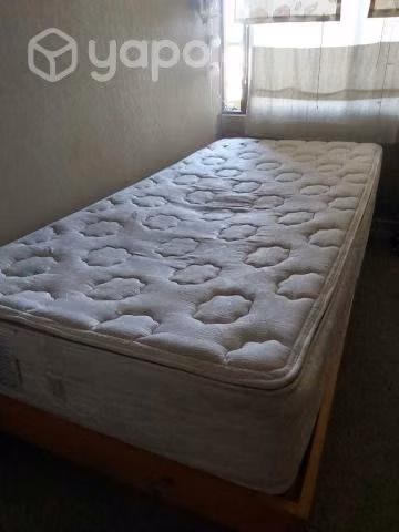 Cama 1 plaza con colchón CIC