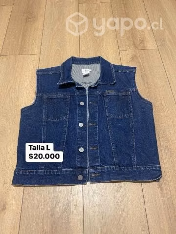 Chaqueta mezclilla sin mangas Calvin klein
