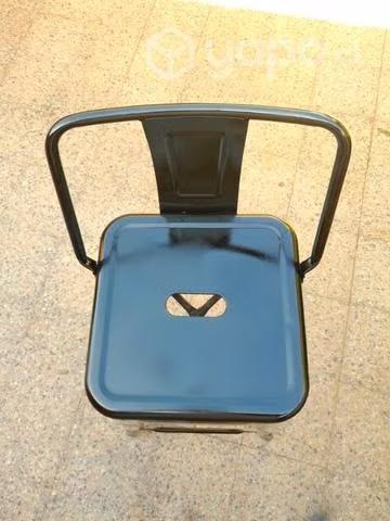 Silla Taburete negra