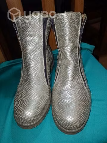 Botines de cuero talla 39 - Imagen 4