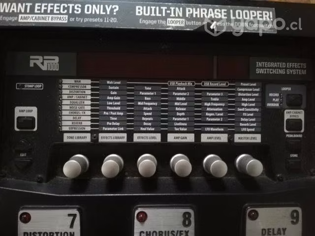 Pedalera digitech rp1000