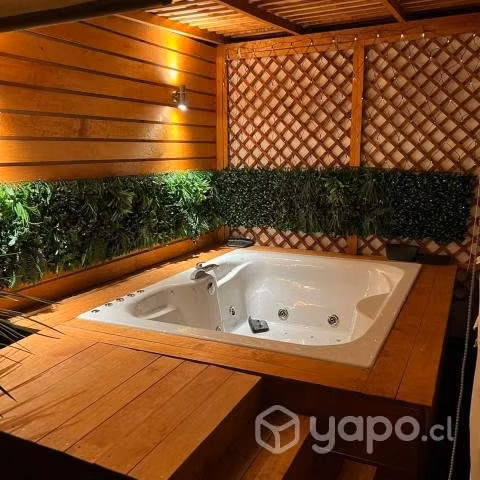 Bañera Hidromasajes Mini Spa 4 personas 195x155x50