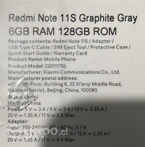 Xiaomi Redmi Note 11s SELLADO - Imagen 3
