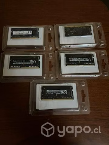 Memorias RAM 2GB DDR3L-1600 para notebooks
