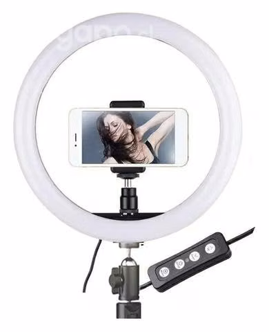 Aro de luz led grande 31cm con trípode 2.1m TikTok