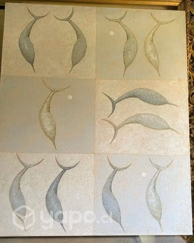Cuadro pintura chilena Matus Pinto D Aguiar 1999