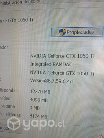 Pc gtx 1050 ti 4gb