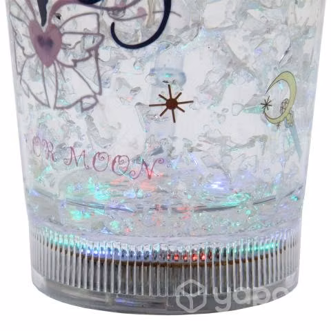 Vaso Transparente Bombilla Sailoor Mon Luna Negra - Imagen 3