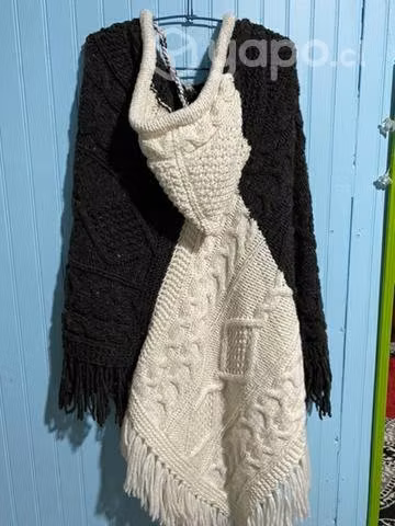 Poncho de lana de oveja - Imagen 2