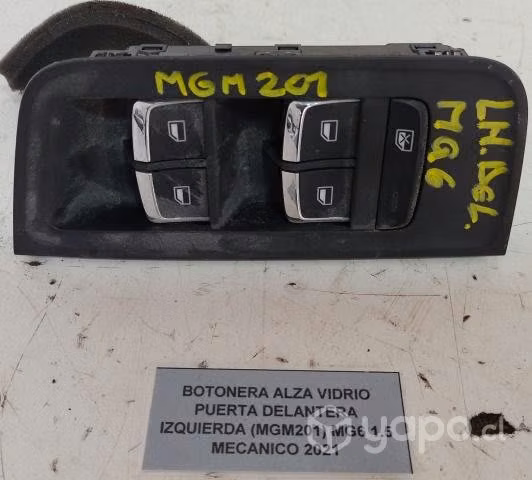 Botonera Alza Vidrio Puerta Delantera Izquierda