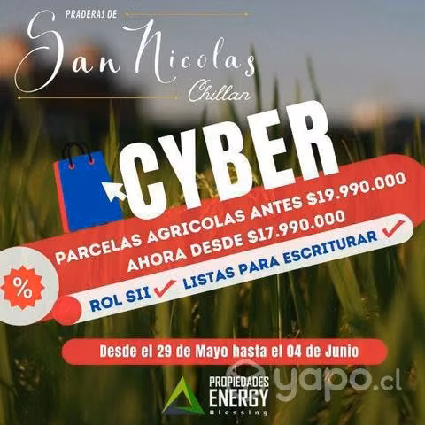 Parcelas Chillan Proyecto "Praderas de San Nicolas