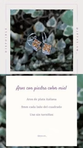 Aros plata italiana de argolla tipo bote - Imagen 2
