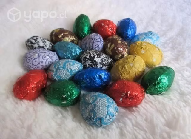 Huevitos de chocolate sin gluten, sin leche, o s/a
