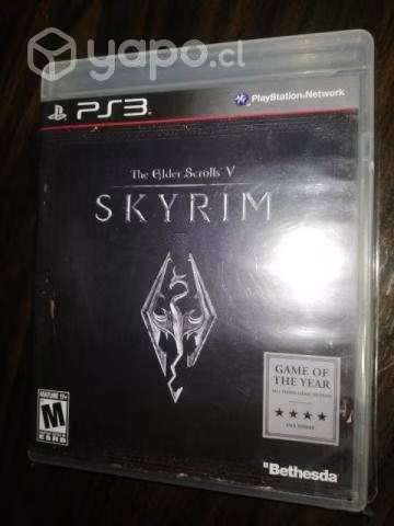 Skyrim. elder scrolls v. ps3. hablado en español.