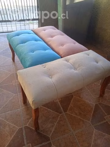 Banquetas estilo Normando Capitone - Imagen 4