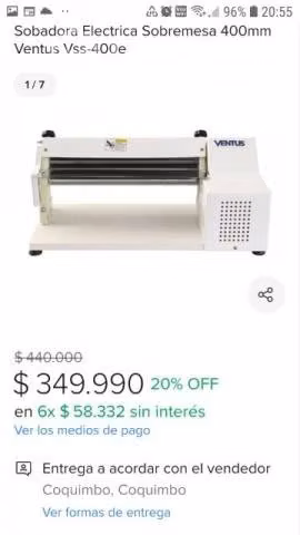 Sobadora electrica ventus