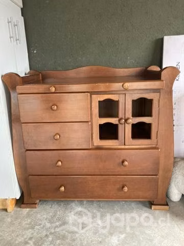 Mudador de madera. Excelente estado