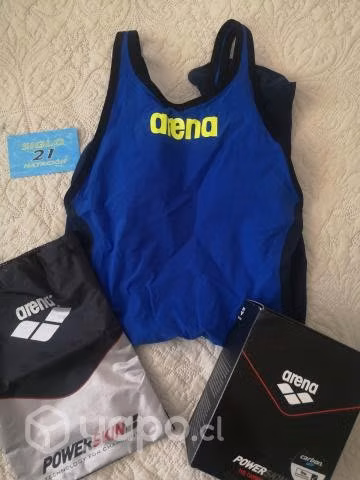 Powerskin Carbon air Arena talla 30, azul. 1 uso