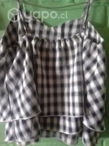 Blusa corta talla L - Imagen 2