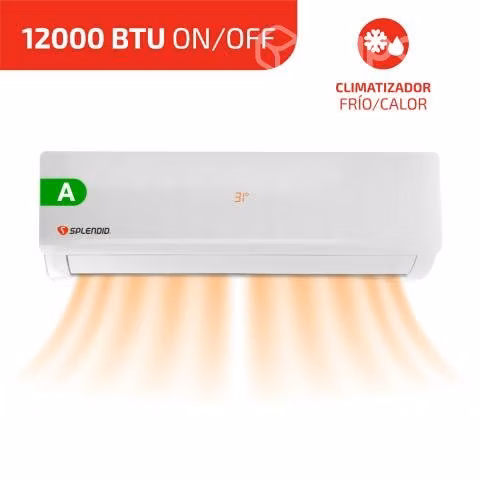 Aire acondicionado split on off de 12000 Splendid