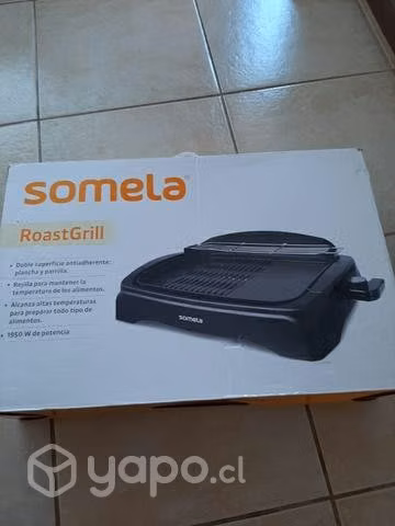 Parrilla eléctrica con grill