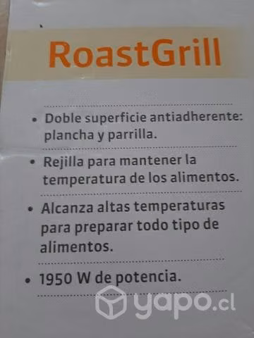 Parrilla eléctrica con grill