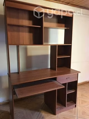 Escritorio con repisa desmontable