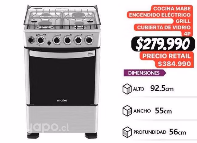 Cocina Mabe