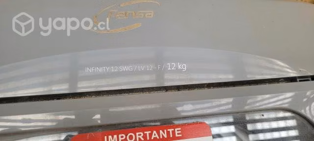 Lavadora 12 kg