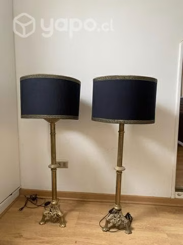 Lámparas antiguas de bronce
