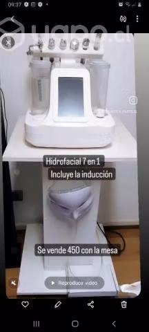 Hidrofacil poco uso 7 en 1 con mesa