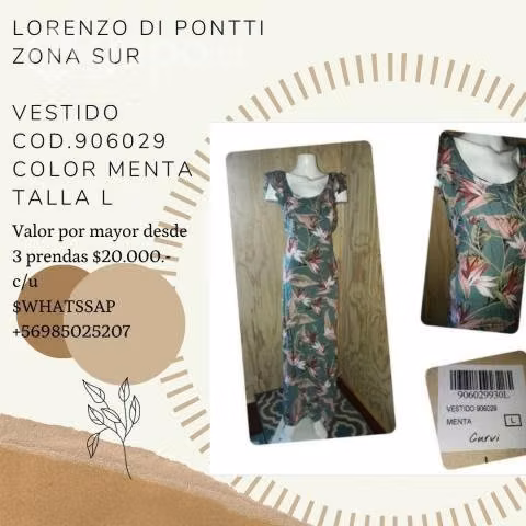 Vestido marca Lorenzo di Pontti