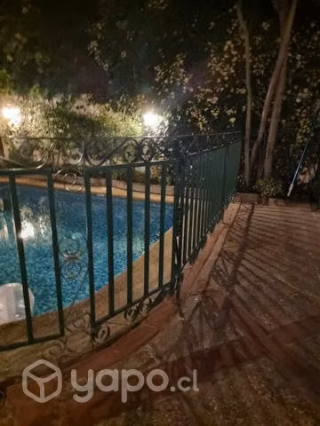 Reja piscina fierro forjado