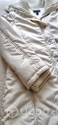 Parka larga. MNG talla M, beige