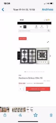 Encimera Deluxe Elite 95