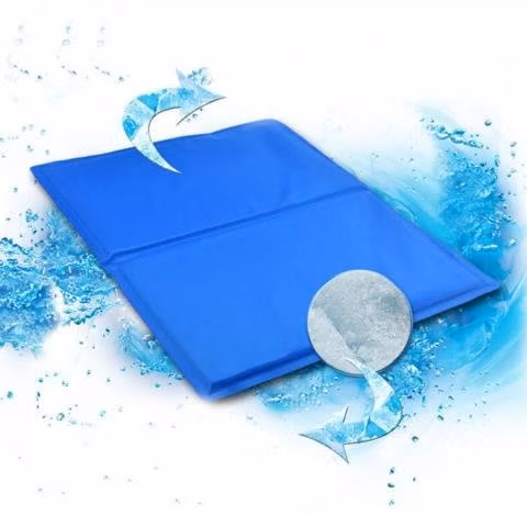 Manta de Enfriamiento para Mascotas Azul 40x50 cm
